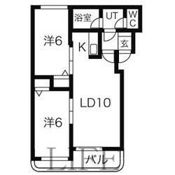 ハイデンス菊水Ｂの物件間取画像